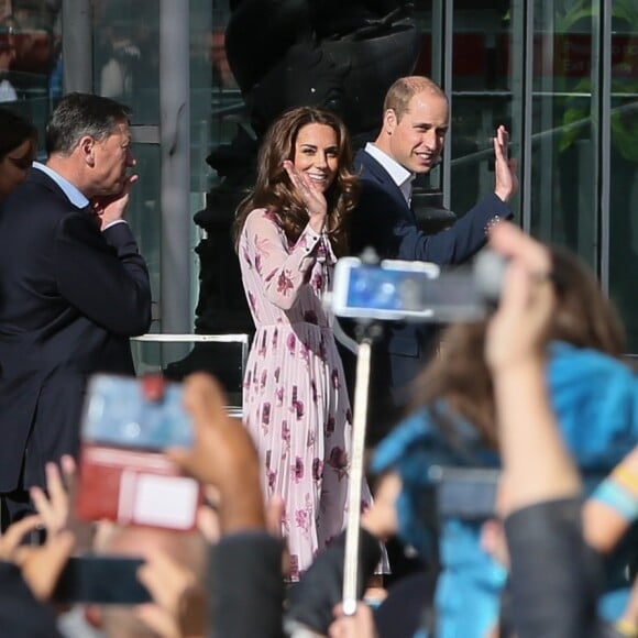 Le prince William, Kate Middleton et le prince Harry étaient mobilisés le 10 octobre 2016 à Londres pour la Journée mondiale de la santé mentale.