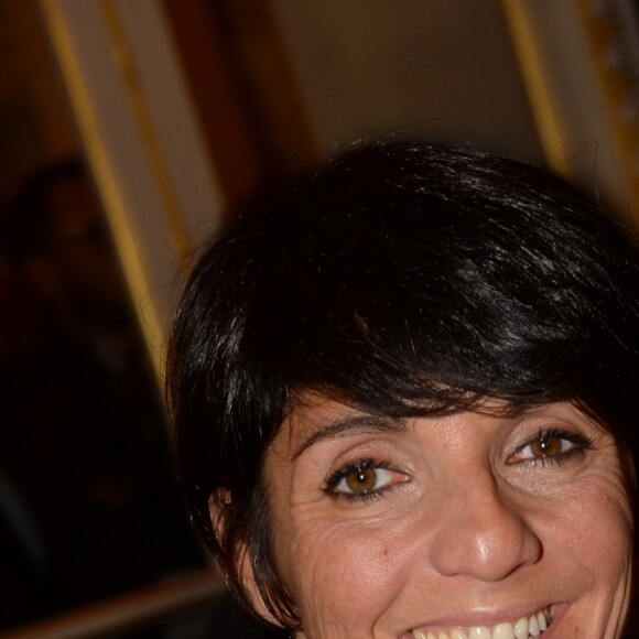 Florence Foresti lors du dîner de la fondation ARC au restaurant de l'hôtel The Peninsula à Paris le 10 octobre 2016.