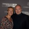 Olivier Baroux et sa femme Coralie lors du dîner de la fondation ARC au restaurant de l'hôtel The Peninsula à Paris le 10 octobre 2016.