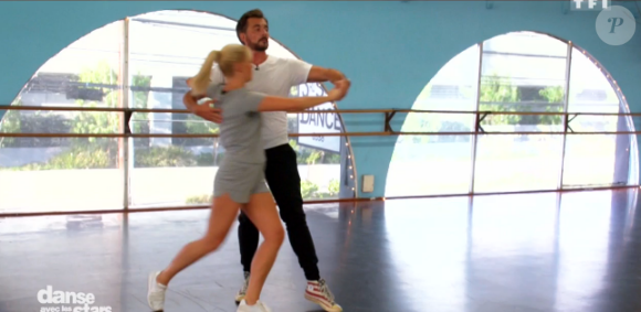 Olivier Minne et Katrina Patchett - "Danse avec les stars 7" sur TF1. Le 15 octobre 2016.