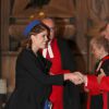 La princesse Eugenie d'York lors d'une messe commémorant l'oeuvre de l'abolitionniste William Wilberforce et pour marquer l'engagement du Royaume-Uni pour lutter contre l'esclavage moderne, le 12 octobre 2016 à l'abbaye de Westminster