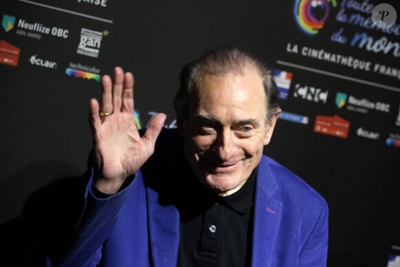 Pierre Etaix - 3ème édition du festival international du film restauré "Toute la mémoire du monde" à la Cinémathèque française à Paris, avec pour invité d'honneur Francis Ford Coppola, le 28 janvier 2015.