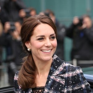 Catherine Kate Middleton, la duchesse de Cambridge et le prince William vont visiter le musée national du football à Manchester  The Duke and Duchess of Cambridge arrive at the National Football Museum in Manchester, 14 October 2016.14/10/2016 - Manchester