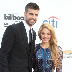 Gerard Piqué et Shakira lors de la soirée des "Billboard Music Awards" à Las Vegas, le 18 mai 2014