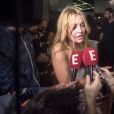 Lindsay Lohan à l'ouverture de son nouveau nightclub à Athènes en Grèce, le 15 octobre 2016