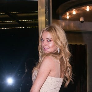 Lindsay Lohan à l'ouverture de son nouveau nightclub à Athènes en Grèce, le 15 octobre 2016