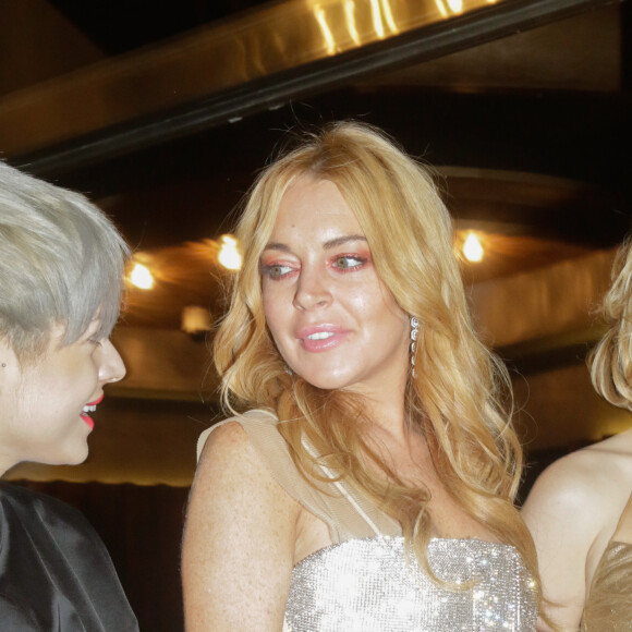 Lindsay Lohan à l'ouverture de son nouveau nightclub à Athènes en Grèce, le 15 octobre 2016