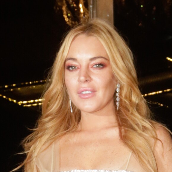 Lindsay Lohan à l'ouverture de son nouveau nightclub à Athènes en Grèce, le 15 octobre 2016