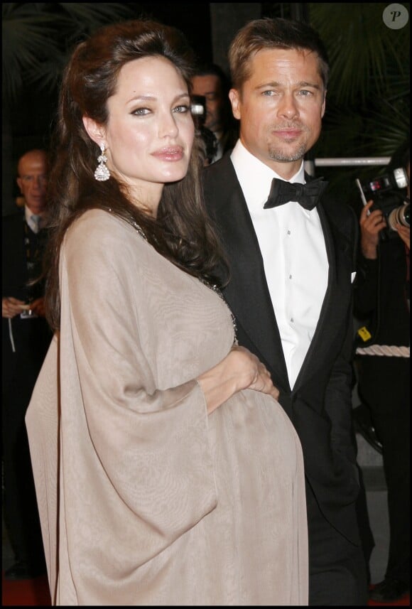 Angelina Jolie et Brad Pitt à Cannes en 2008.