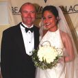  Phil Collins et sa femme Orianne le jour de leur mariage en Suisse en 1999 