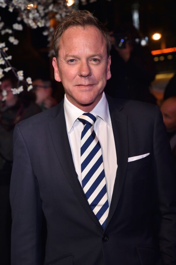 L'acteur anglais Kiefer Sutherland lors de la soirée d'ouverure du MIPCOM à l'hôtel Martinez de Cannes, France, le 17 octobre 2016. Le MIPCOM est le marché déstiné au monde des contenus audiovisuels et pour les acteurs incontournables de la distribution sur toutes les plateformes. © Bruno Bebert/Bestimage