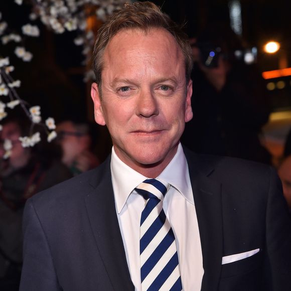 L'acteur anglais Kiefer Sutherland lors de la soirée d'ouverure du MIPCOM à l'hôtel Martinez de Cannes, France, le 17 octobre 2016. Le MIPCOM est le marché déstiné au monde des contenus audiovisuels et pour les acteurs incontournables de la distribution sur toutes les plateformes. © Bruno Bebert/Bestimage
