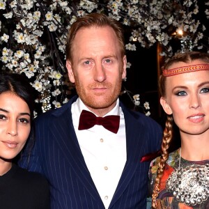 L'actrice française Leïla Bekhti, l'acteur suédois Gustaf Hammarsten et l'actrice et chanteuse suédoise Sofia Jannok lors de la soirée d'ouverure du MIPCOM à l'hôtel Martinez de Cannes, France, le 17 octobre 2016. Le MIPCOM est le marché déstiné au monde des contenus audiovisuels et pour les acteurs incontournables de la distribution sur toutes les plateformes. © Bruno Bebert/Bestimage