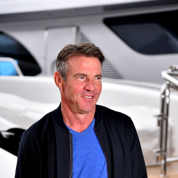 Dennis Quaid - Photocall de la saison 2 de la série "Fortitude" à l'occasion du MIPCOM à Cannes, le 17 octobre 2016. © Bruno Bebert/Bestimage