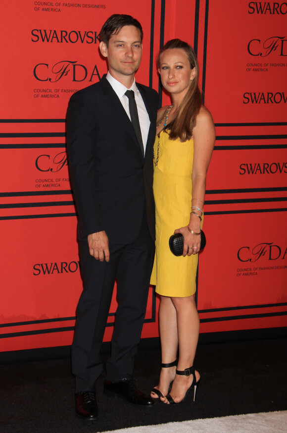 Tobey Maguire, Jennifer Meyer à la soirée "CFDA Fashion Awards" a New York, le 2 Juin 2013.