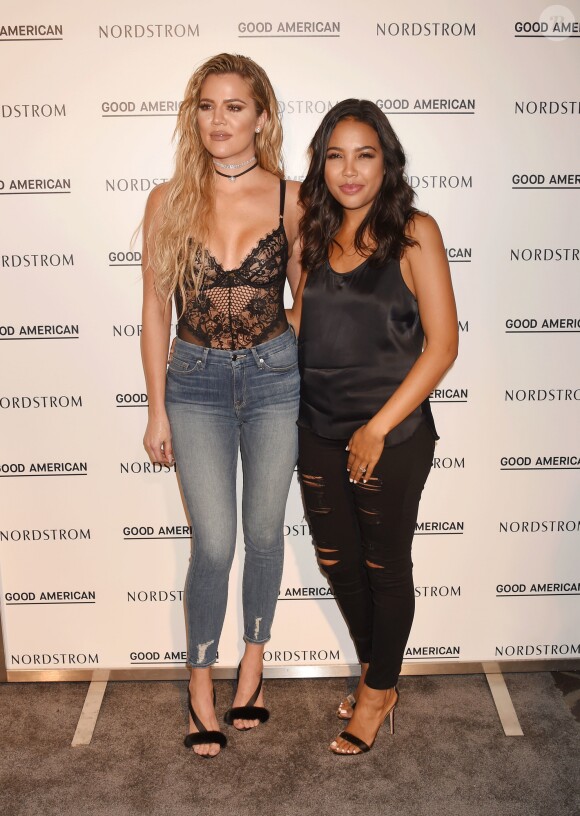 Khloe Kardashian et Emma Grede - Khloe Kardashian au lancement de sa nouvelle ligne de jeans baptisée "Good American" dans la boutique Nordstrom à Los Angeles, le 18 octobre 2016.
