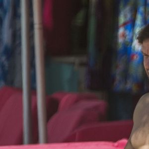Mark Wahlberg en vacances à la plage avec sa femme Rhea Durham à la Barbade le 18 octobre 2016.