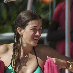 Mark Wahlberg en vacances à la plage avec sa femme Rhea Durham à la Barbade le 17 octobre 2016.