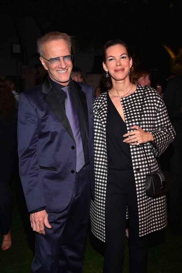 Christophe Lambert et sa nouvelle compagne Karima Zerkani à la soirée de lancement de la série "Mata Hari", au MIPCOM 2016 à Cannes le 16 octobre 2016. © Bruno Bebert/Bestimage
