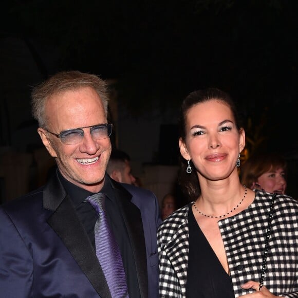 Christophe Lambert et sa nouvelle compagne Karima Zerkani à la soirée de lancement de la série "Mata Hari", au MIPCOM 2016 à Cannes le 16 octobre 2016. © Bruno Bebert/Bestimage