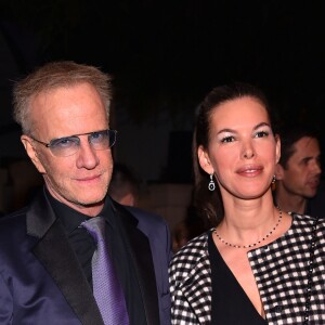 Christophe Lambert et sa nouvelle compagne Karima Zerkani au MIPCOM 2016 à Cannes le 16 octobre 2016. © Bruno Bebert/Bestimage