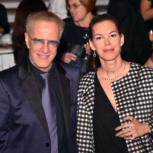 Christophe Lambert et sa nouvelle compagne Karima Zerkani au MIPCOM 2016 à Cannes le 16 octobre 2016. © Bruno Bebert/Bestimage