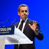Carla Bruni-Sarkozy durant un meeting de Nicolas Sarkozy au Palais des Congrès Neptune à Toulon, France, le 21 octobre 2016, pour la campagne des primaires des Républicains en vue de l'élection présidentielle de 2017. © Bruno Bebert/Bestimage