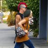 Exclusif - Paris Jackson et Michael Snoddy se baladent en amoureux dans les rues de Los Angeles, le 11 octobre 2016