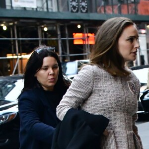 Exclusif - Natalie Portman (enceinte) à New York le 16 octobre 2016.