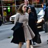 Exclusif - Natalie Portman (enceinte) à New York le 16 octobre 2016.