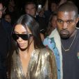 Kim Kardashian, Kanye West à l'aftershow Balmain au restaurant Loulou à Paris le 28 septembre 2016. © CVS-Veeren/Bestimage