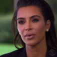 Kim Kardashian en interview pour l'émission "60 Minutes" sur le réseau CBS, diffusée le 23 octobre 2016