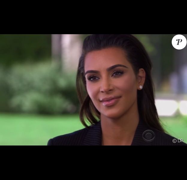 Kim Kardashian en interview pour l'émission "60 Minutes" sur le réseau CBS, diffusée le 23 octobre 2016