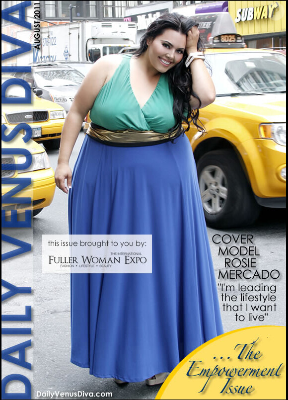 Rosie Mercado en couverture de Daily Venus Diva Magazine, 2011.