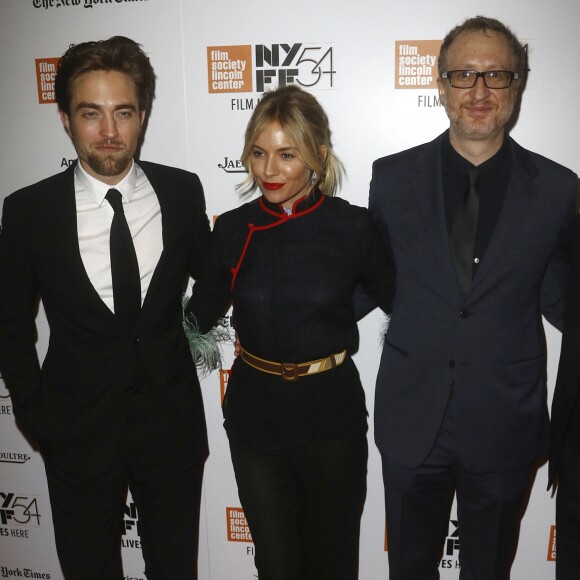 Sienna Miller, Robert Pattinson et le réalisateur James Gray à la première de 'The Lost City of Z' au New York Film Festival, le 15 octobre 2016.