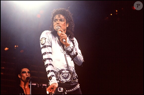 Michael Jackson en concert le 29 juin 1988.