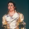 Michael Jackson en concert à Londres le 16 juillet 1997, dans le cadre de sa tournée, l'"History World Tour".