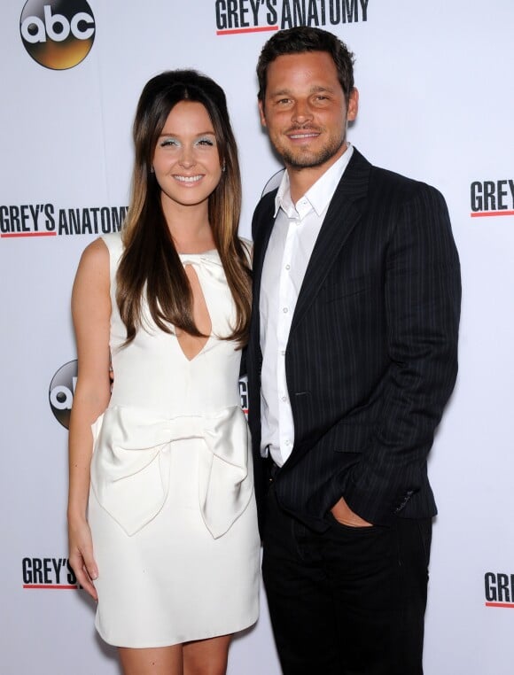 Camilla Luddington & Justin Chambers à la soiree du 200eme episode de "Grey's Anatomy" à Hollywood, le 28 septembre 2013.