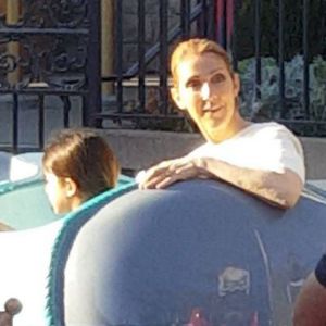 Céline Dion à Disneyland en Californie. Octobre 2016.