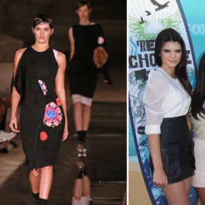 Kendall Jenner défilé pour Givenchy en 2016 - Kendall Jenner et son Incroyable famille Kardashian, aux Teen Choice Awards 2010.