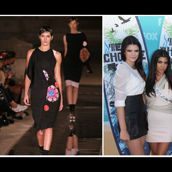 Kendall Jenner défilé pour Givenchy en 2016 - Kendall Jenner et son Incroyable famille Kardashian, aux Teen Choice Awards 2010.