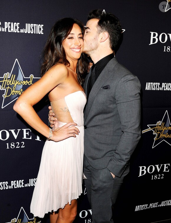 Kevin Jonas and Danielle Jonas attending the 8th annual Hollywood Domino Gala presented by BOVET 1822 benefiting Artists for Peace and Justice at the Sunset Tower Hotel in Los Angeles, CA, USA, on February 19, 2015. Photo by Vince Flores/startraks/ABACAPRESS.COM20/02/2015 - Los Angeles