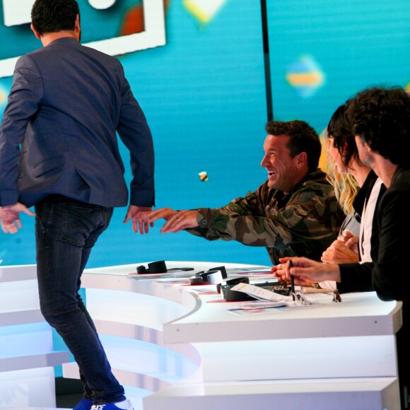 Cyril Hanouna et Benjamin Castaldi - Michel Polnareff participe à l'émission "Touche pas à mon poste" (TPMP) à Paris, France, le 15 septembre 2016. © JLPPA/Bestimage