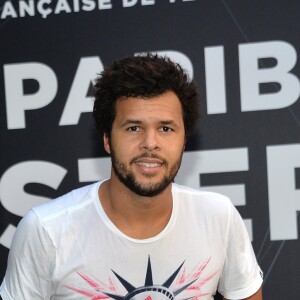 Exclusif - Jo-Wilfried Tsonga s'entraîne lors du Bnp Paribas Masters à l'AccorHotels Arena à Paris le 29 octobre 2016