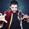 Christophe Beaugrand déguisé en vampire pour Halloween, 31 octobre 2015, sur Instagram