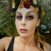Shanna déguisée pour Halloween, lundi 31 octobre 2016, sur Snapchat