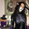 Nabilla Benattia squelette terrifiant sur Instagram, 31 octobre 2016