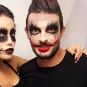 Manon Marsault et Julien des "Marseillais" déguisés pour Halloween, 31 octobre 2016