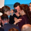 La princesse Lalla Salma du Maroc et la reine Letizia d'Espagne étaient réunies lors de l'ouverture du Congrès Mondial contre le Cancer au Palais des Congrès à Paris, le 31 octobre 2016.