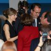 Le président de la République François Hollande et la reine Letizia d'Espagne lors de l'ouverture du Congrès Mondial contre le Cancer au Palais des Congrès à Paris, le 31 octobre 2016. © Dominique Jacovides/Bestimage